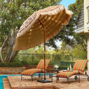 Thatched Tiki Umbrella for Beach, Patio & Garden 4